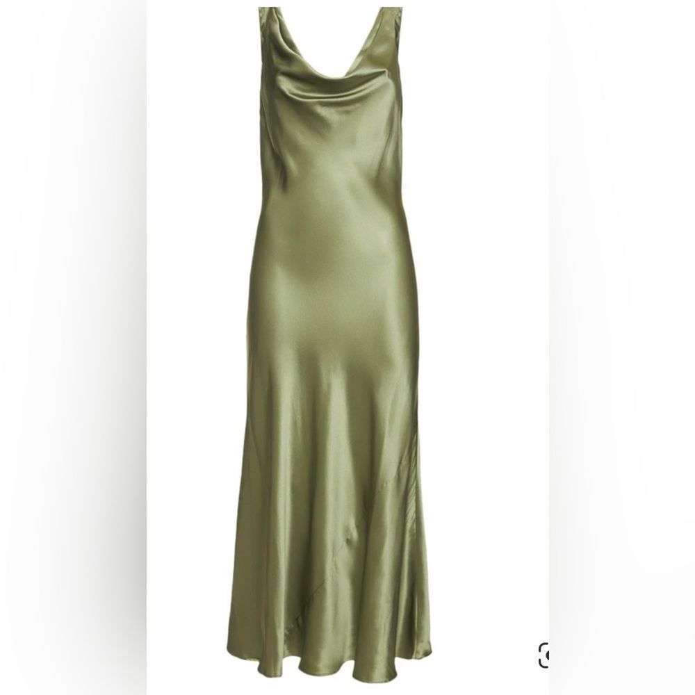 Reformation Bryn silk charmeuse midi dress